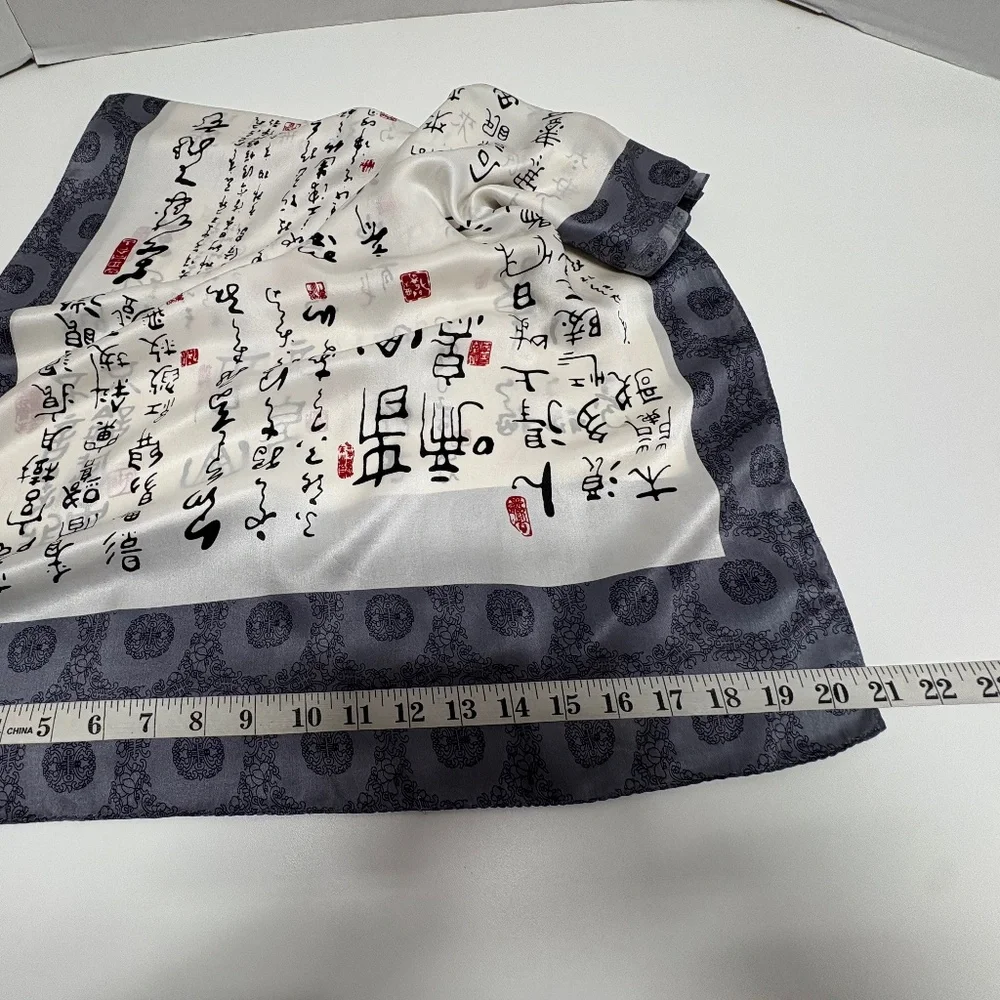 Vintage Shanghai Museum Silk Scarf - UniqueDesign - 62